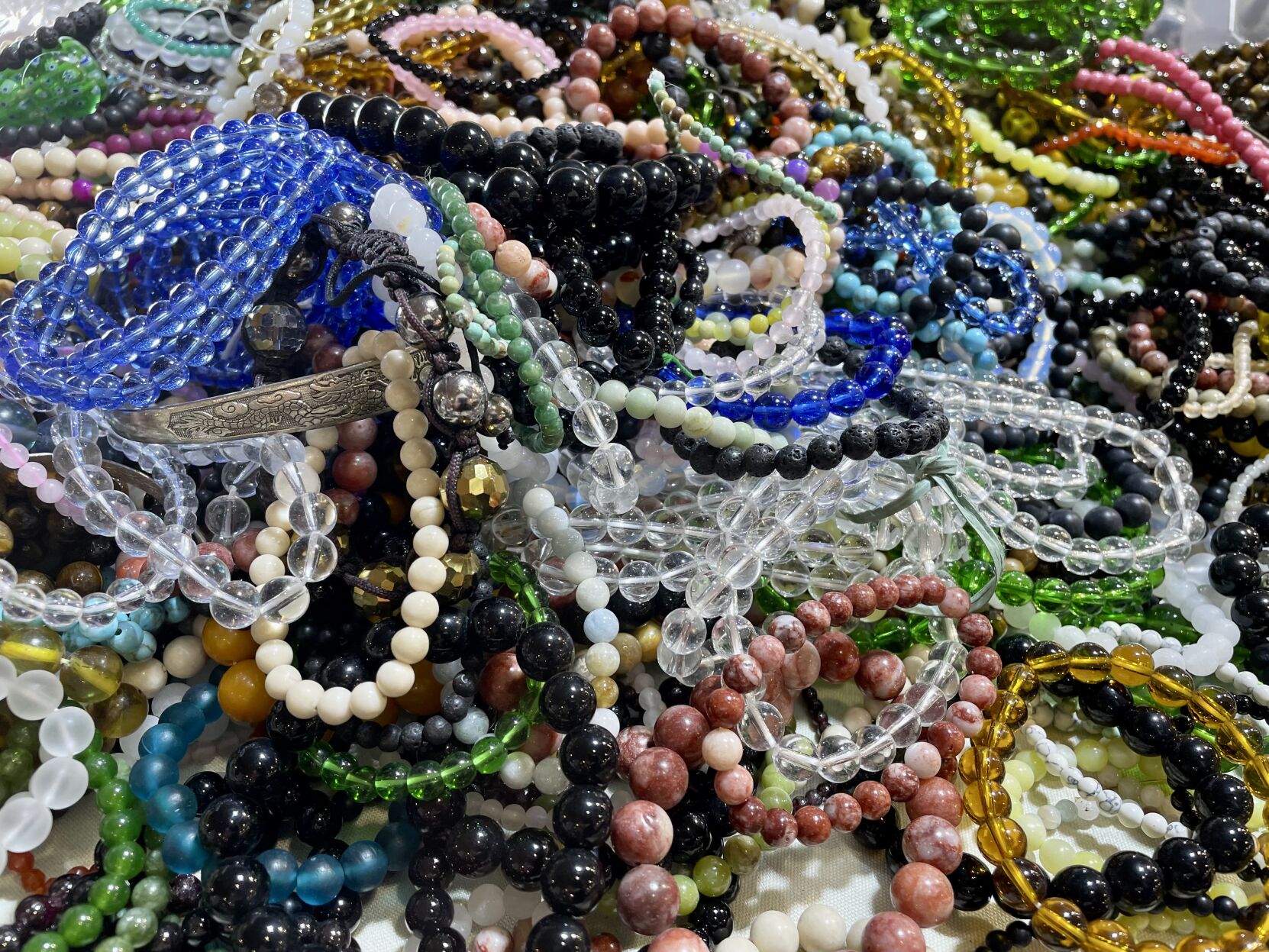 Gem show beads